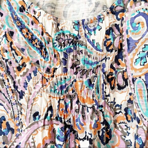 Anthropologie Meadow Rue Paisley Floral Tank Top XS - Picture 5 of 10